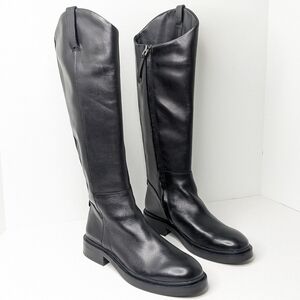 Sam Edelman Fable Knee High Boots, Black Leather, Women's 7.5 M